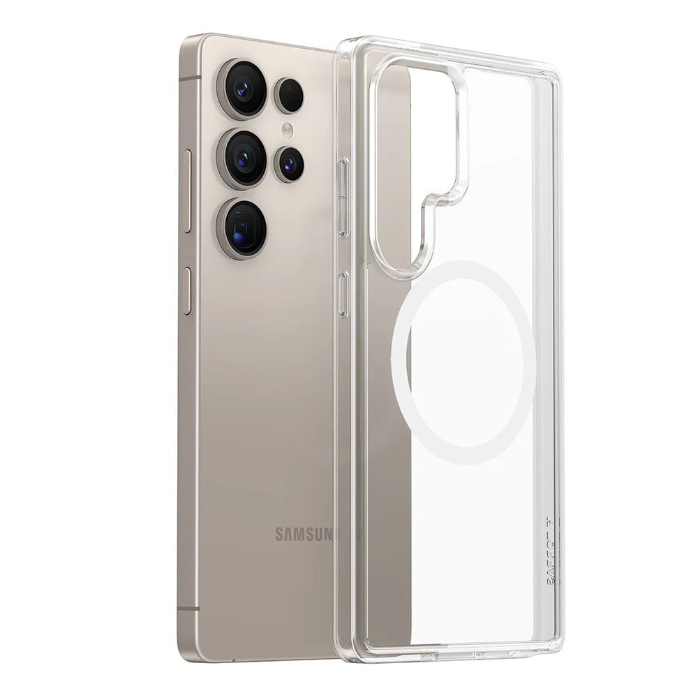 Torras Husa de protectie Torras Guardian Magnetic Series compatibil cu Samsung Galaxy S25 Ultra, Transparent – imagine 2