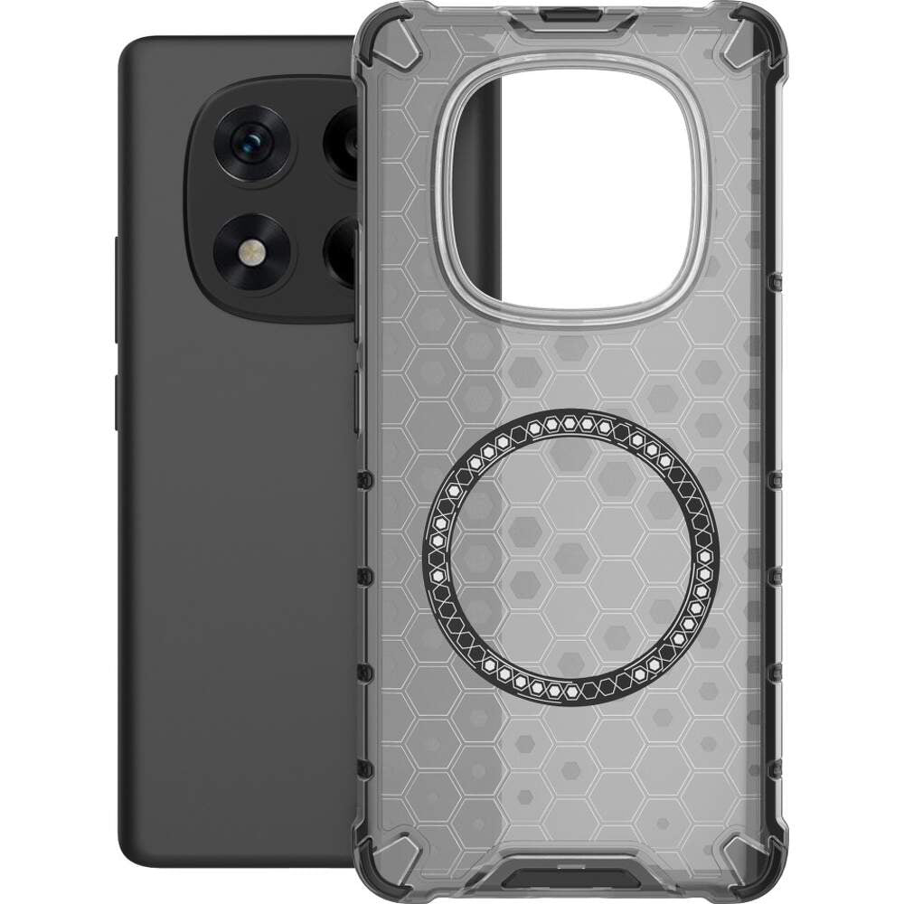 Techsuit - HoneyComb Shield MagSafe - Xiaomi Redmi Note 14 Pro 4G - Black