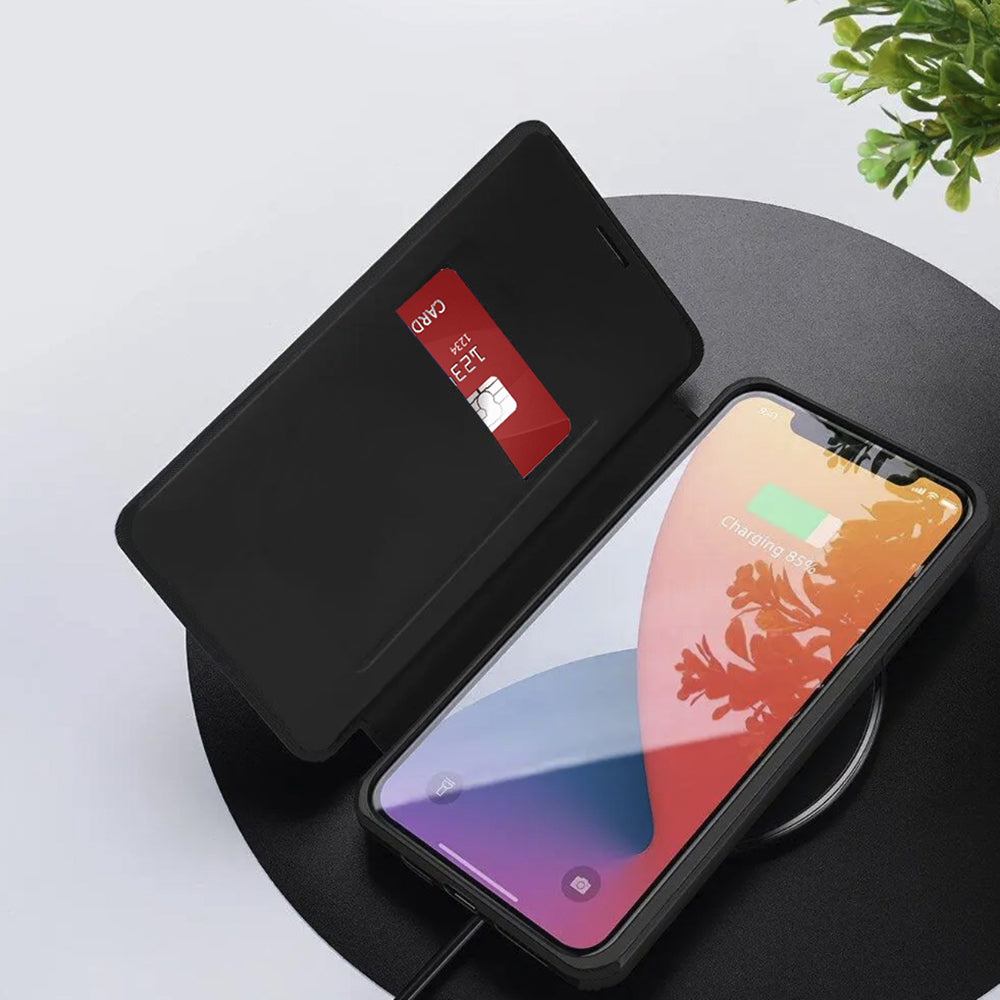 Husa de protectie Techsuit Magskin Book compatibil cu Honor X8d, Negru