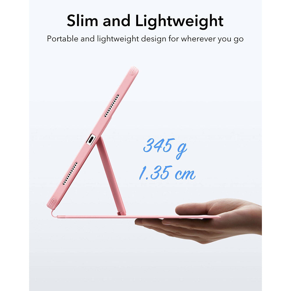 ESR - Flip Hybrid (with Pencil Holder) - iPad 10 (2022) 10.9 / 11 (2025) / 12 (2026) - Pink
