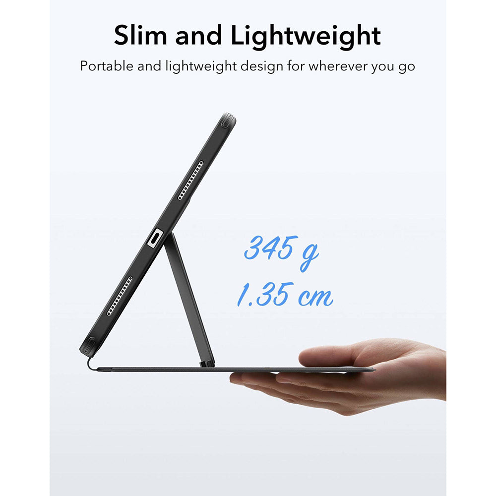 ESR - Flip Hybrid (with Pencil Holder) - iPad 10 (2022) 10.9 / 11 (2025) / 12 (2026) - Black