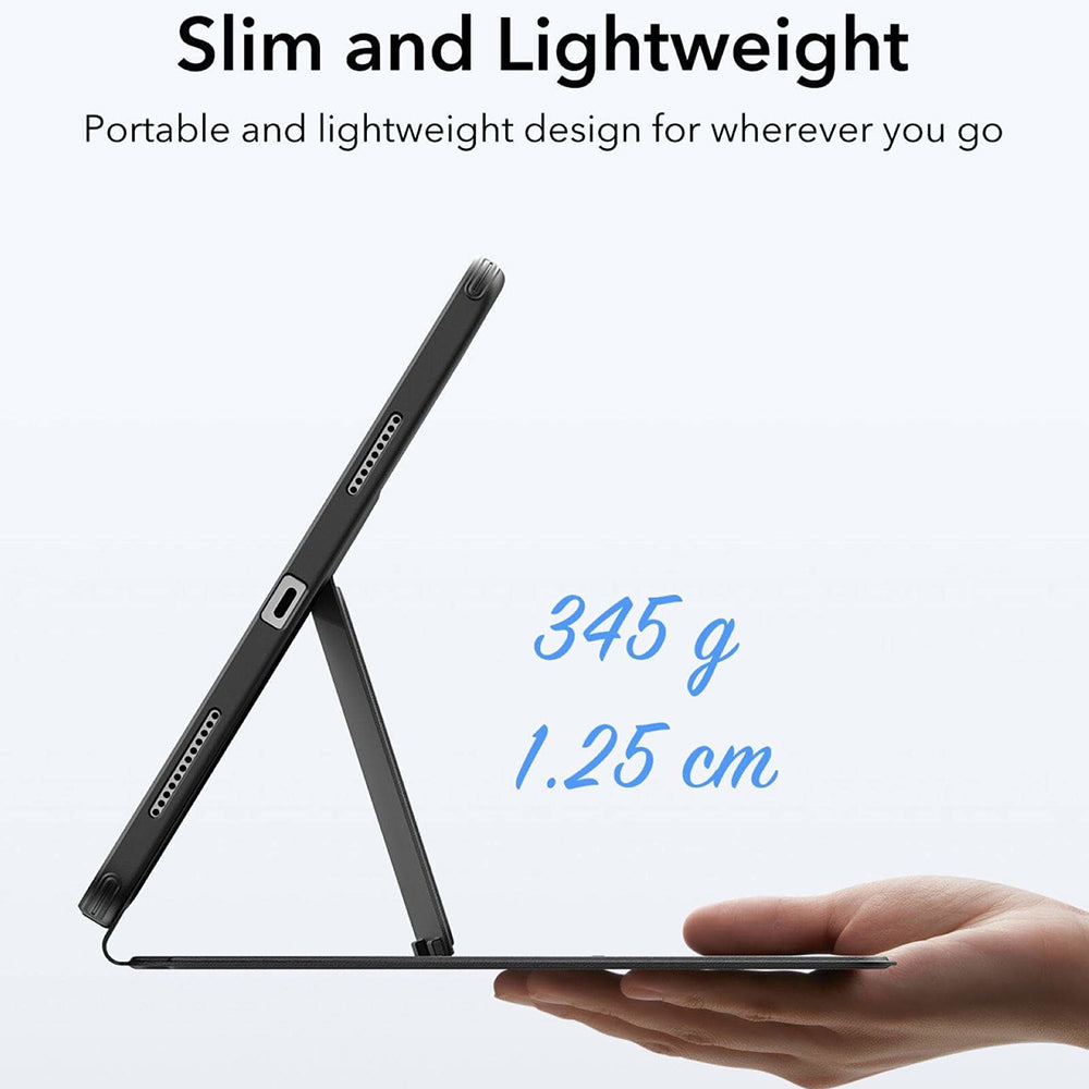 ESR - Flip Hybrid (with Pencil Holder) - iPad Air 4 (2020) / Air 5 (2022) / Air 11 (2024 / 2025 / 2026) - Black