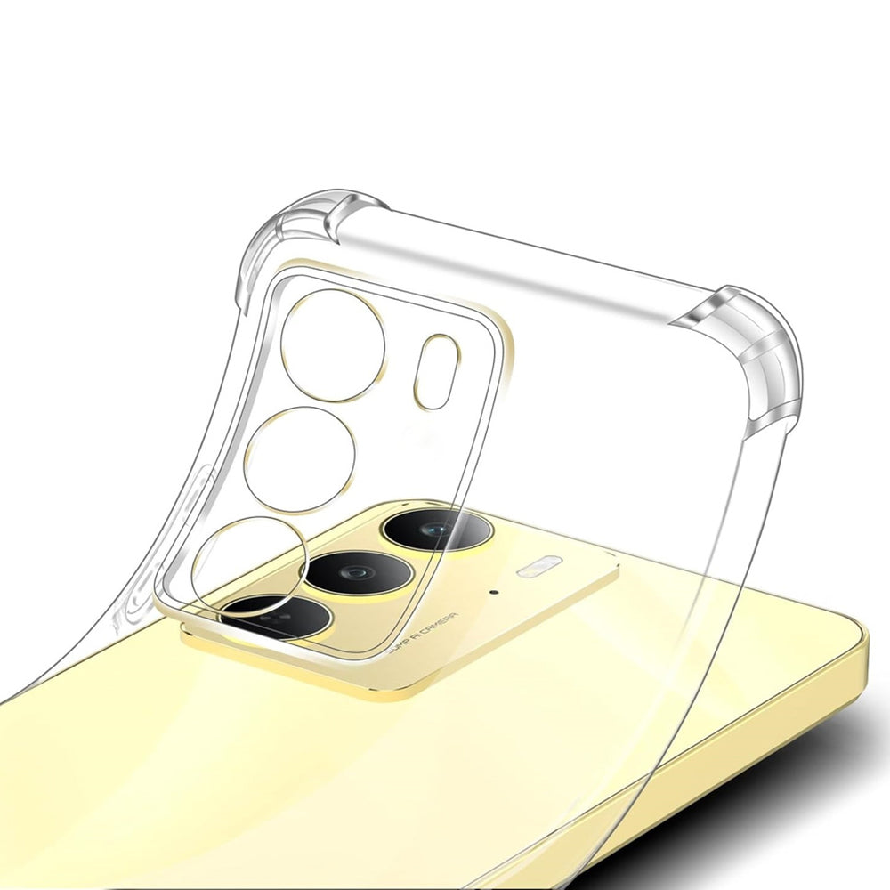 Techsuit - Shockproof Clear Silicone - Realme 14x - Clear