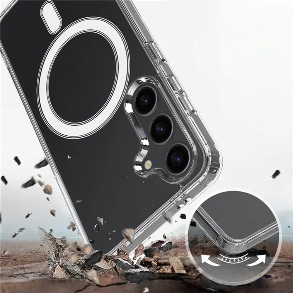 Techsuit - MagSafe Pro - Samsung Galaxy S25 - Transparent