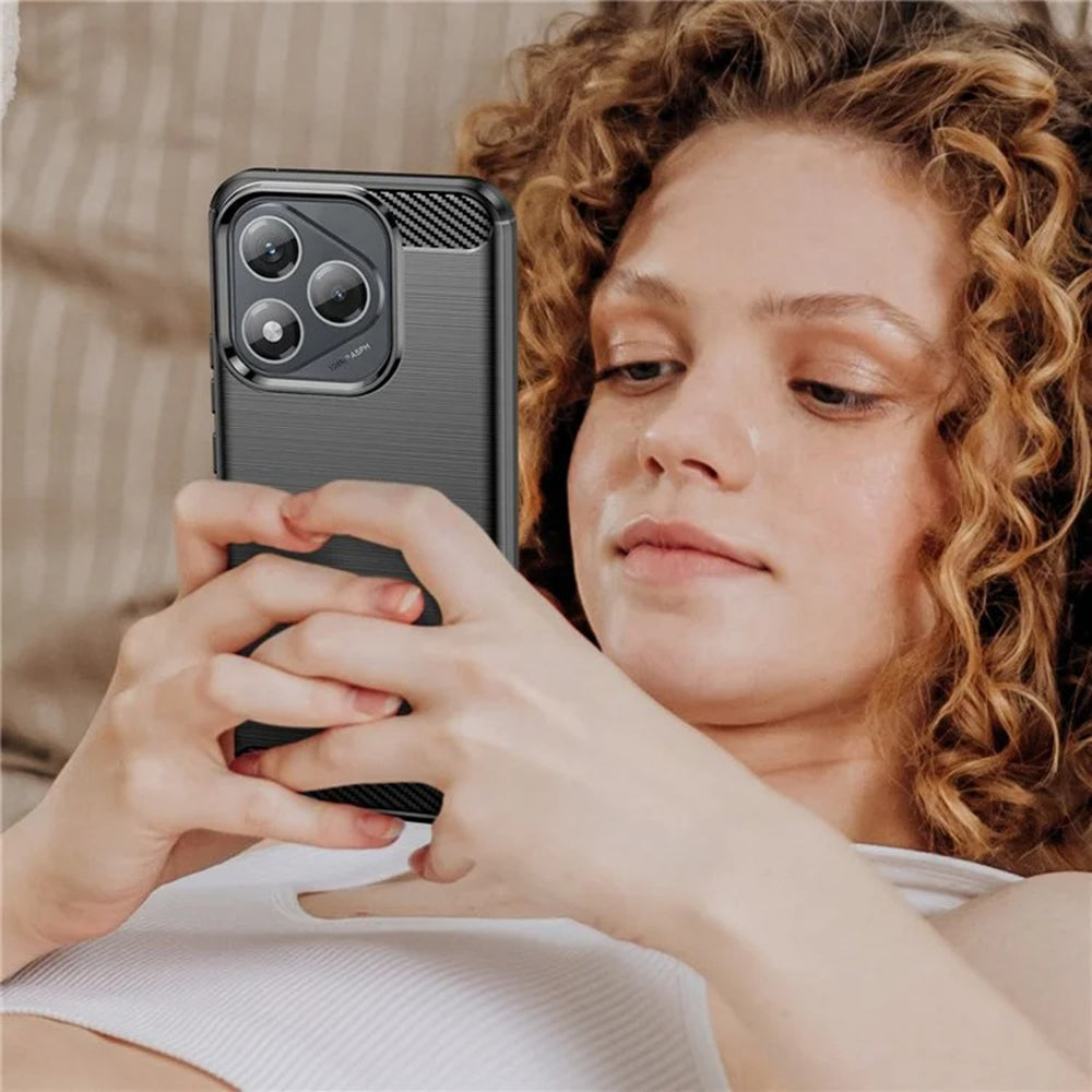 Techsuit - Carbon Silicone - Honor 400 Lite - Blue