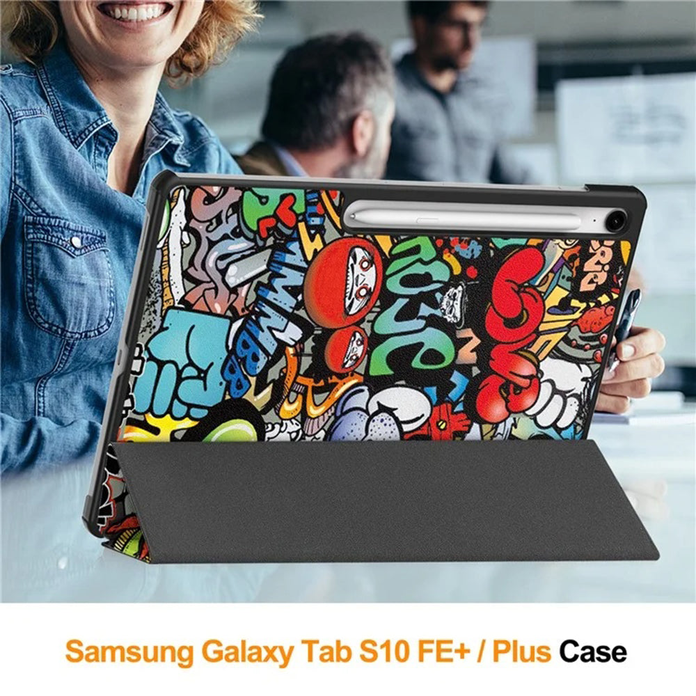 Techsuit - FoldPro - Samsung Galaxy Tab S10 FE Plus - Urban Vibe