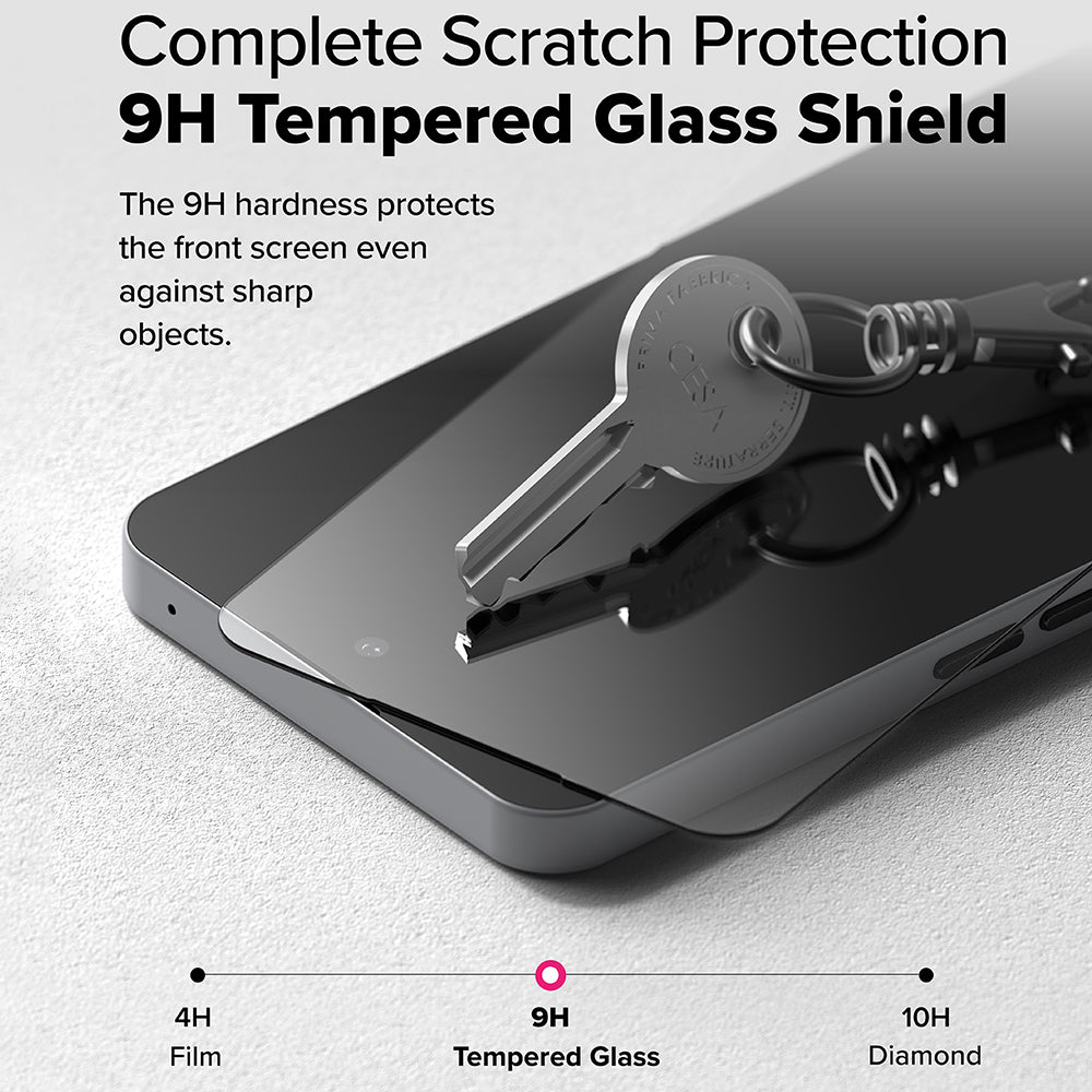 Ringke Folie de protectie Ringke Easy Slide Tempered Glass (set de 2) compatibil cu Nothing Phone (3a) / (3a) Pro, Trans