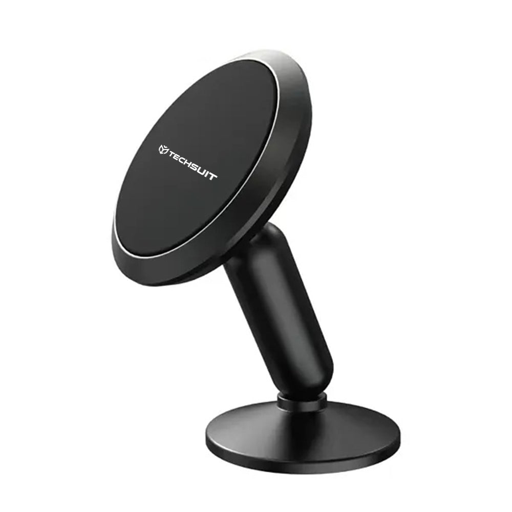 Techsuit - Premium Car Holder TinyGrip (S11) - Strong N52 Magnets, Universal Magnetic Mount, 360° Rotation, with 3M Meta