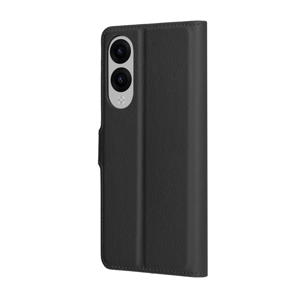 Techsuit - Leather Folio - Samsung Galaxy S25 Edge - Black