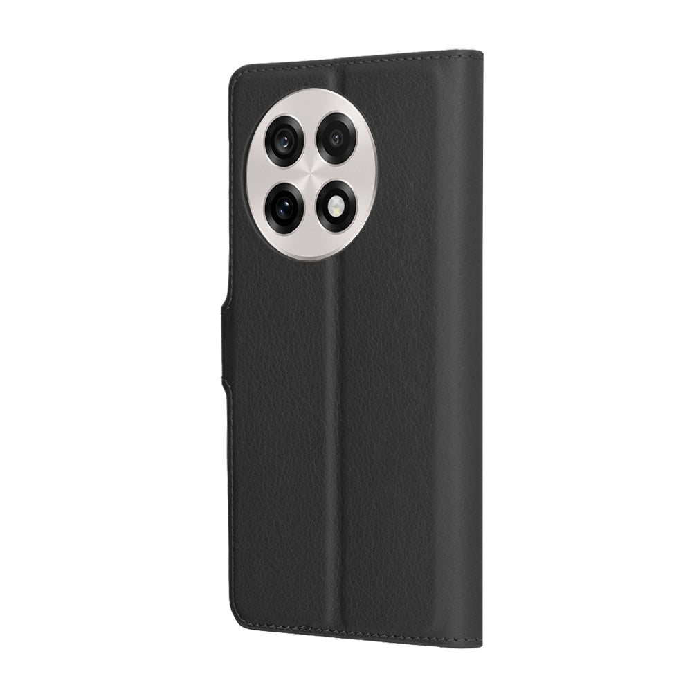 Techsuit - Leather Folio - OnePlus 13R - Black