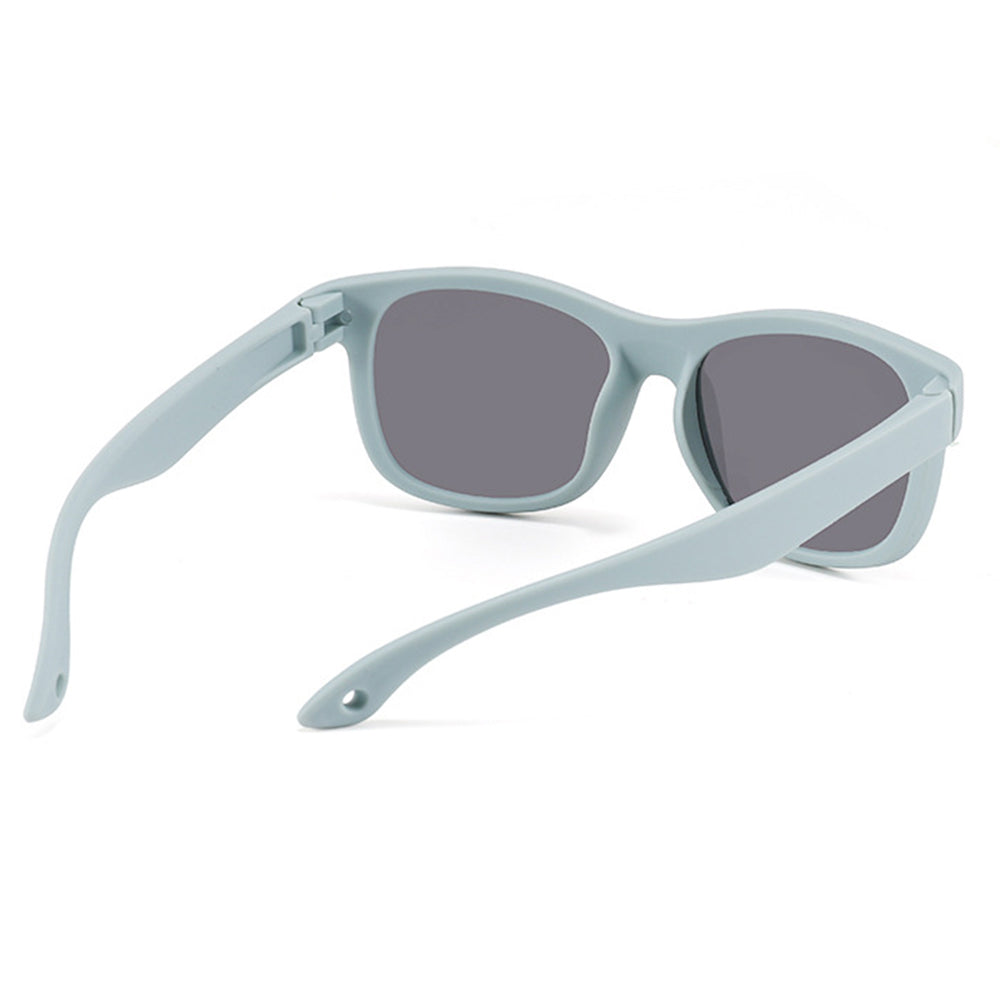 Techsuit - Sunglasses Polarised (8306-C32) - for Babies, Square Shape - Blue / Pink