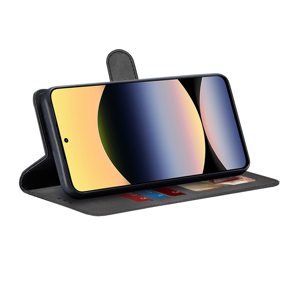 Techsuit - Diary Book - Xiaomi Redmi Note 14 4G (Regional) - Black