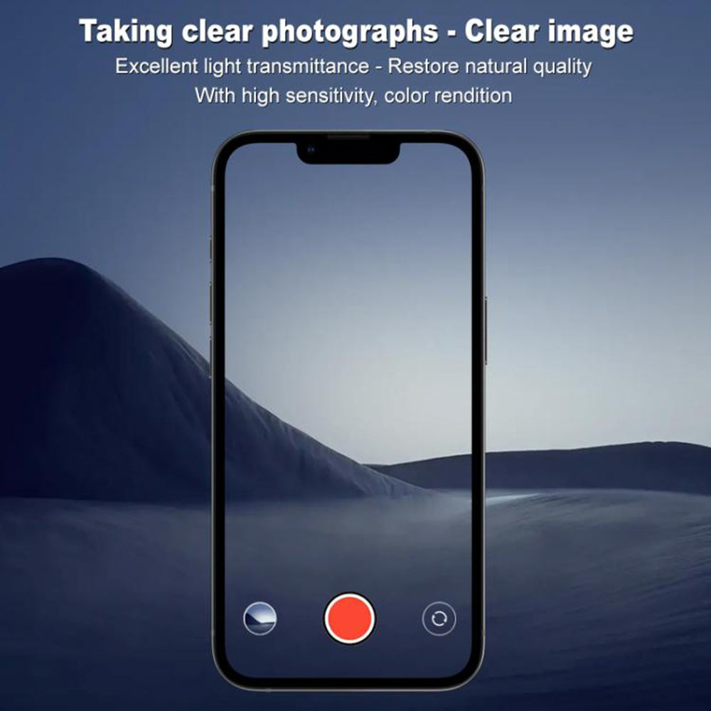 Techsuit - Full Camera Glass - iPhone 16e / iPhone 17e - Black