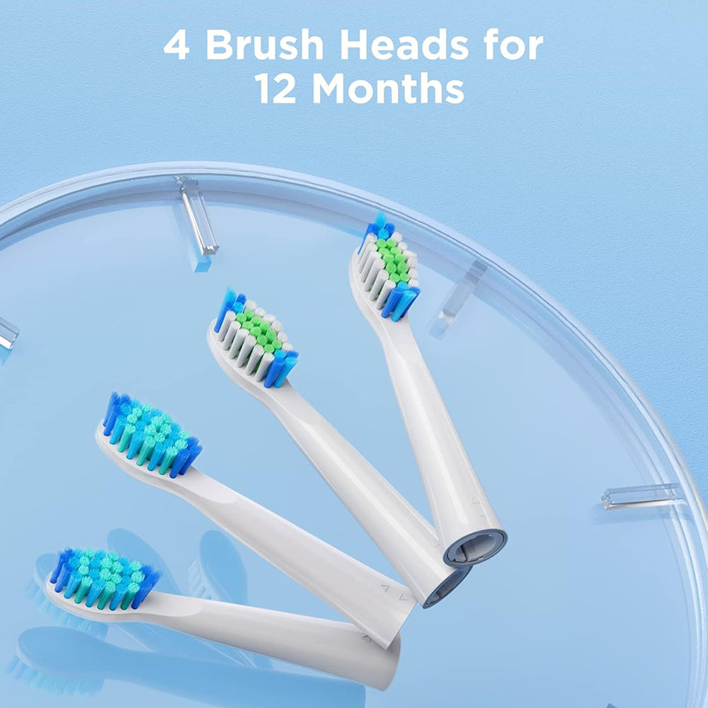 Bitvae - Toothbrush Heads (SDD2) - For Bitvae D2, x4 - White