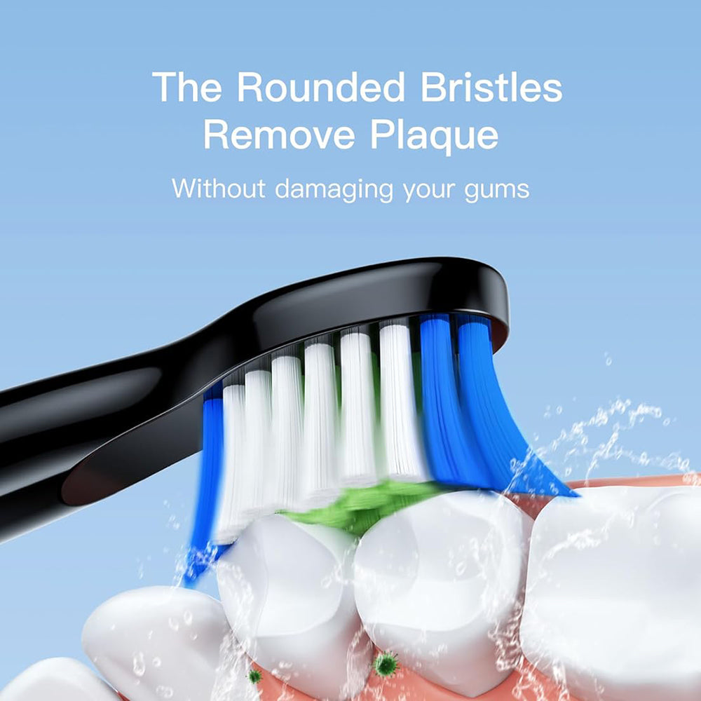 Bitvae - Toothbrush Heads (SDD2) - For Bitvae D2, x4 - Black