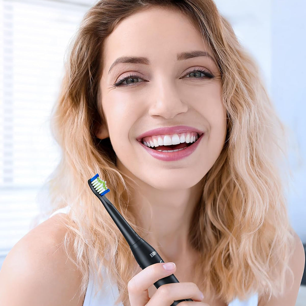 Bitvae - Toothbrush Heads (SDD2) - For Bitvae D2, x4 - Black