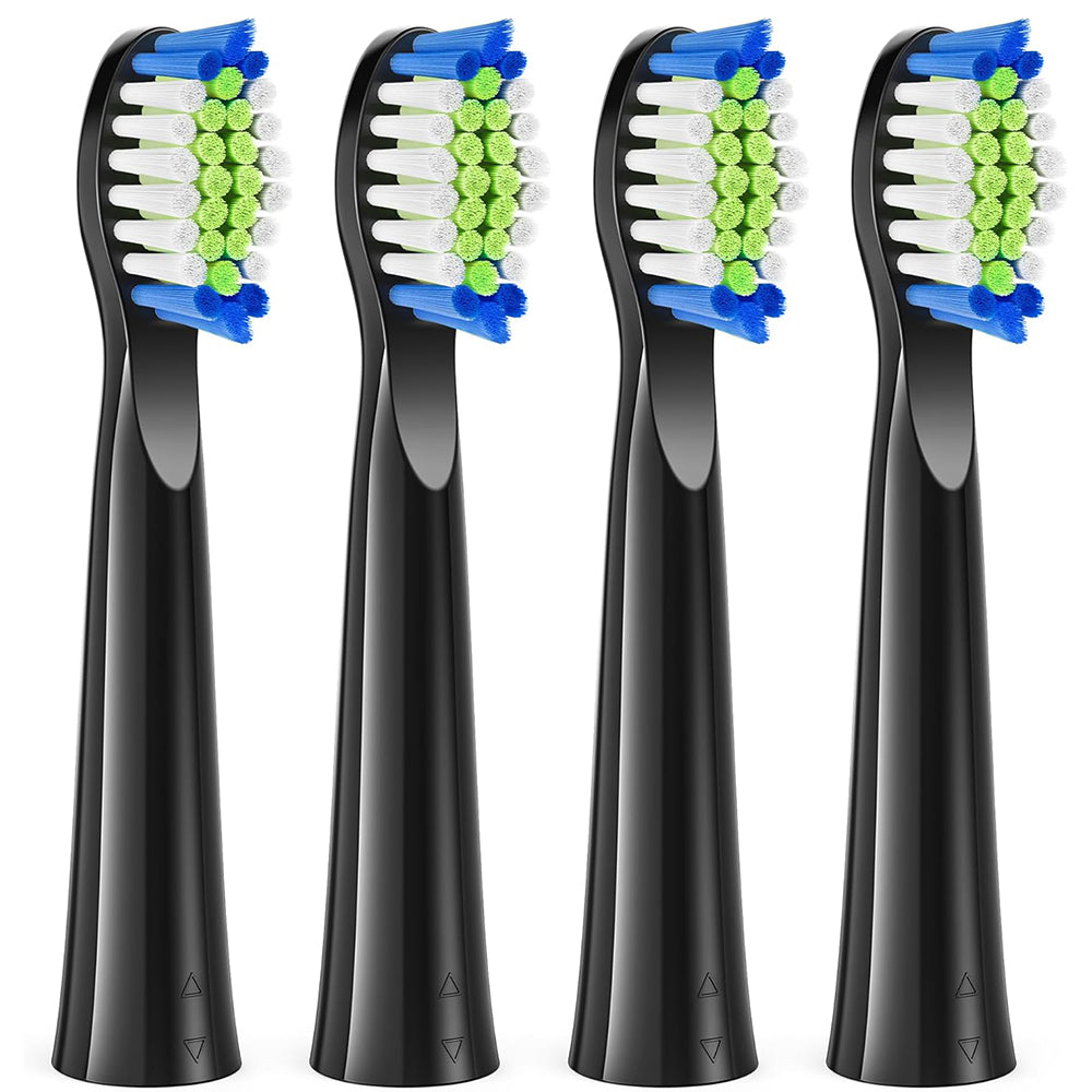 Bitvae - Toothbrush Heads (SDD2) - For Bitvae D2, x4 - Black