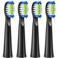 Bitvae - Toothbrush Heads (SDD2) - For Bitvae D2, x4 - Black
