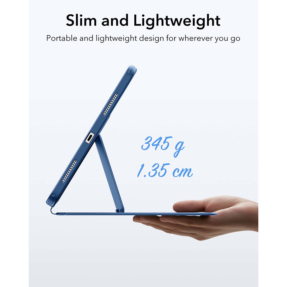 ESR - Flip Hybrid (with Pencil Holder) - iPad 10 (2022) 10.9 / 11 (2025) / 12 (2026) - Blue
