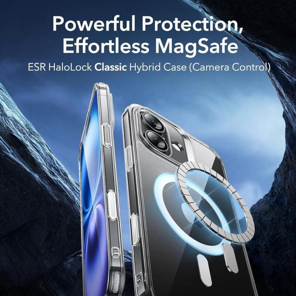 ESR - Classic Hybrid HaloLock - iPhone 16 - Clear