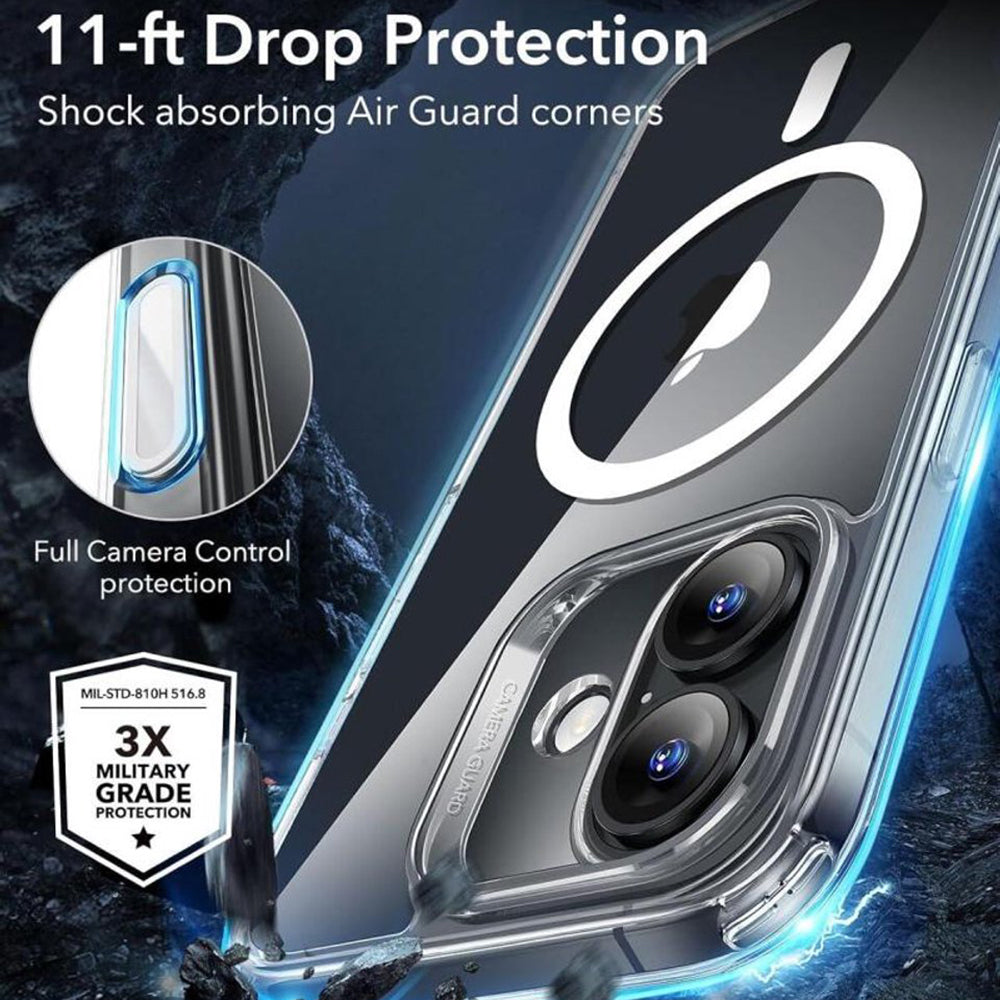 ESR - Classic Hybrid HaloLock - iPhone 16 - Clear