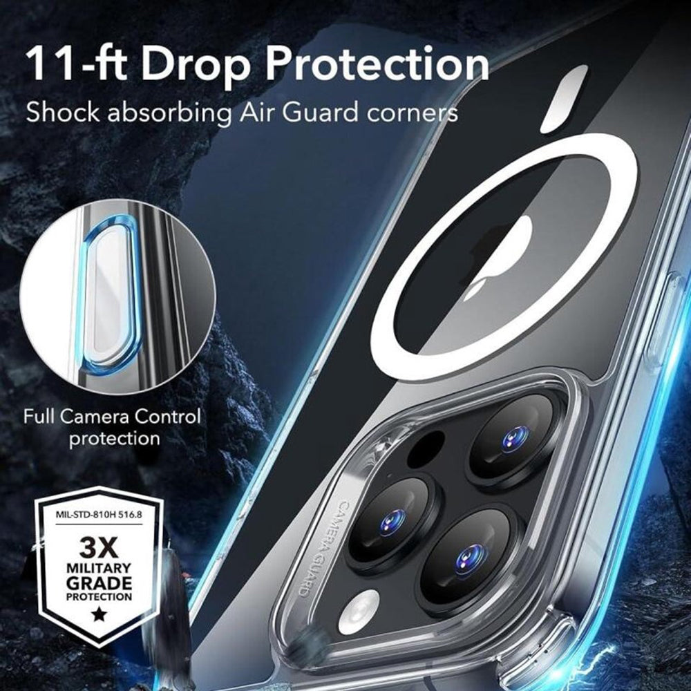 ESR - Classic Hybrid HaloLock - iPhone 16 Pro - Clear