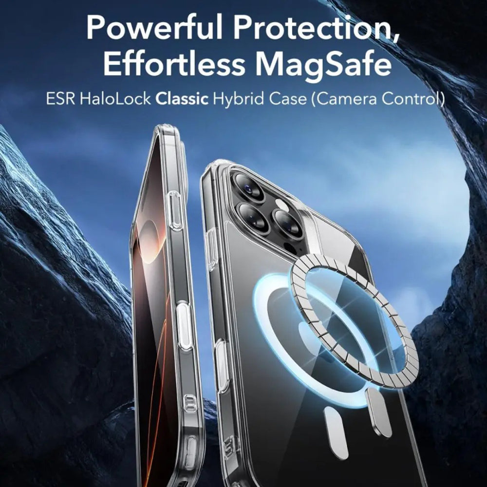 ESR - Classic Hybrid HaloLock - iPhone 16 Pro - Frosted Black