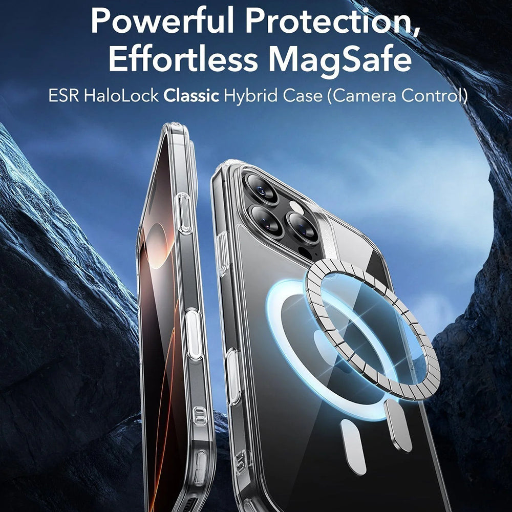 ESR - Classic Hybrid HaloLock - iPhone 16 Pro Max - Clear