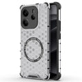 Techsuit - HoneyComb Shield MagSafe - Xiaomi Redmi Note 14 4G (Regional) - White