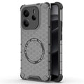 Techsuit - HoneyComb Shield MagSafe - Xiaomi Redmi Note 14 4G (Regional) - Black