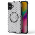 Techsuit - HoneyComb Shield MagSafe - iPhone 16 - White