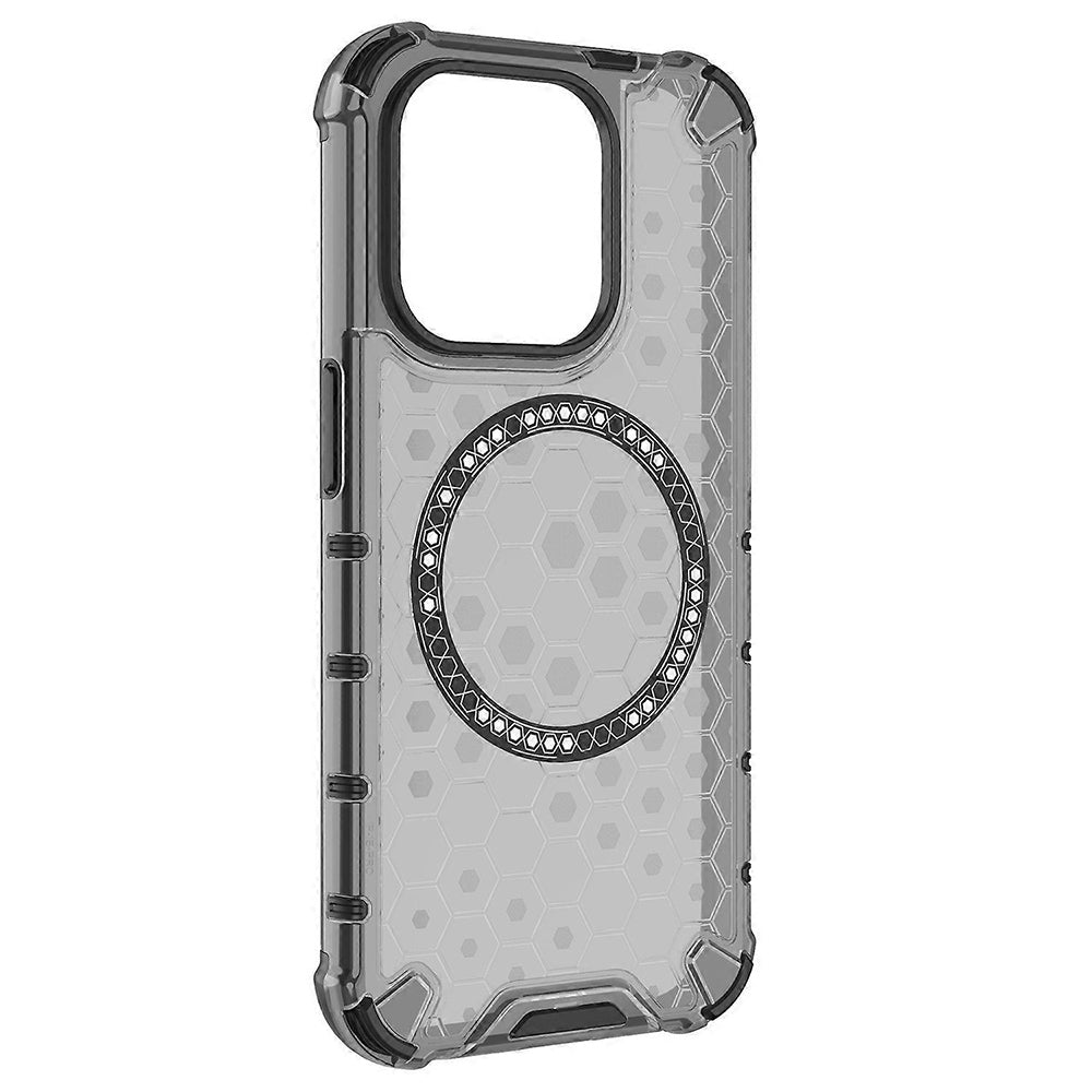 Techsuit - HoneyComb Shield MagSafe - iPhone 15 Pro - Black