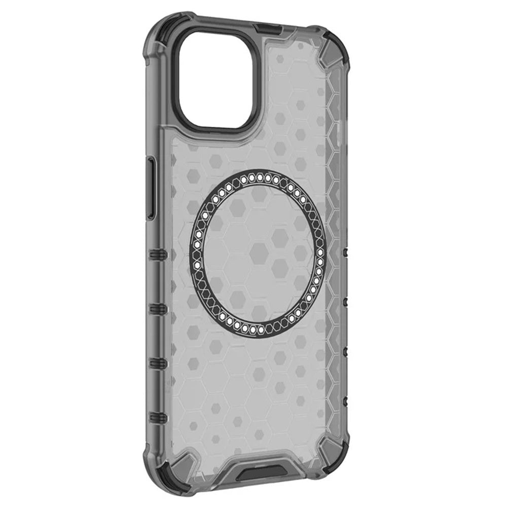 Techsuit - HoneyComb Shield MagSafe - iPhone 14 - Black