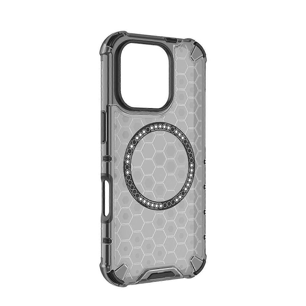Techsuit - HoneyComb Shield MagSafe - iPhone 16 Pro Max - Black