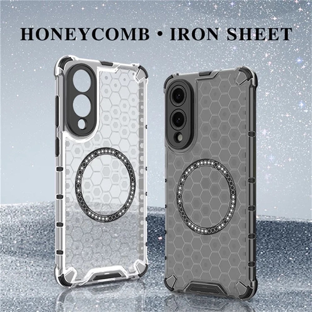 Techsuit - HoneyComb Shield MagSafe - Samsung Galaxy S25 Edge - Black