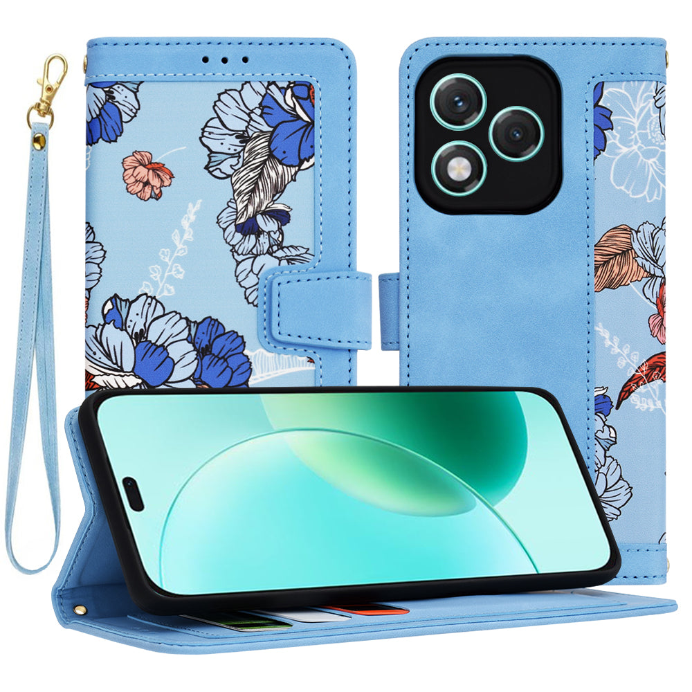 Techsuit - FlipCraft - Honor 400 Lite - Vibrant Blue