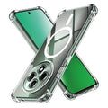 Techsuit - Shockproof Clear Silicone MagSafe - Oppo Reno12 F 4G / Reno12 F 5G / Reno12 FS 4G / Reno12 FS 5G - Clear
