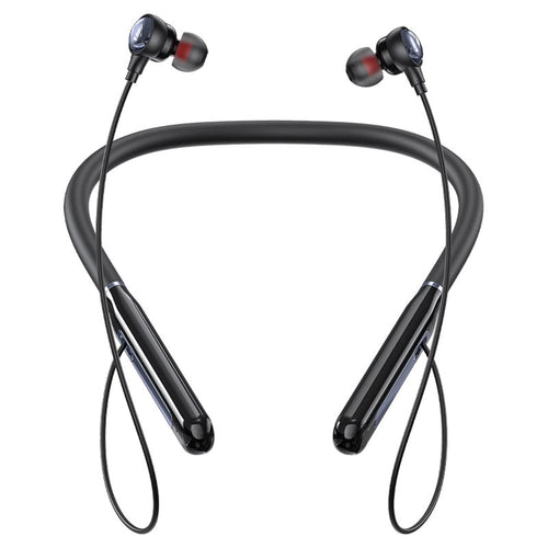 Acefast - Bluetooth Earphones (N5) - Behind the Head, Neckband, Bluetooth 5.4, LED Display, IPX4, 200mAh - Black