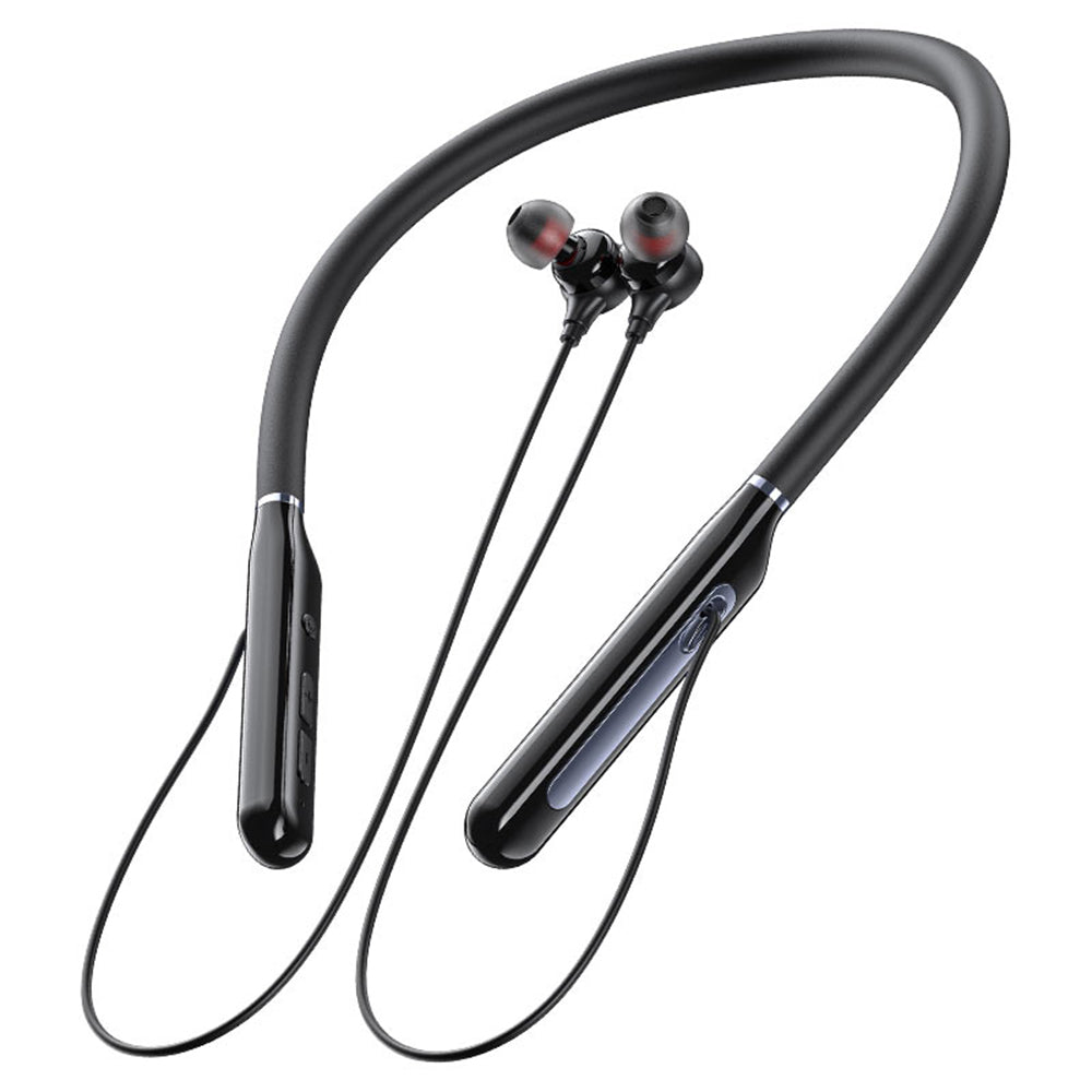 Acefast - Bluetooth Earphones (N5) - Behind the Head, Neckband, Bluetooth 5.4, LED Display, IPX4, 200mAh - Black