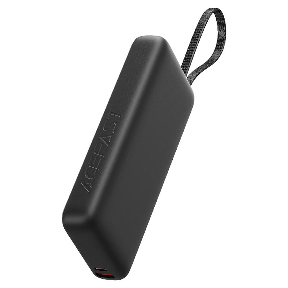 Acefast - Power Bank (M22-20000) - with Cable, Type-C, 20000mAh, 74Wh, PD130W, Two-Way Fast Charging, LED Display - Blac