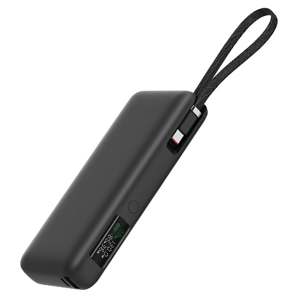 Acefast - Power Bank (M22-20000) - with Cable, Type-C, 20000mAh, 74Wh, PD130W, Two-Way Fast Charging, LED Display - Blac