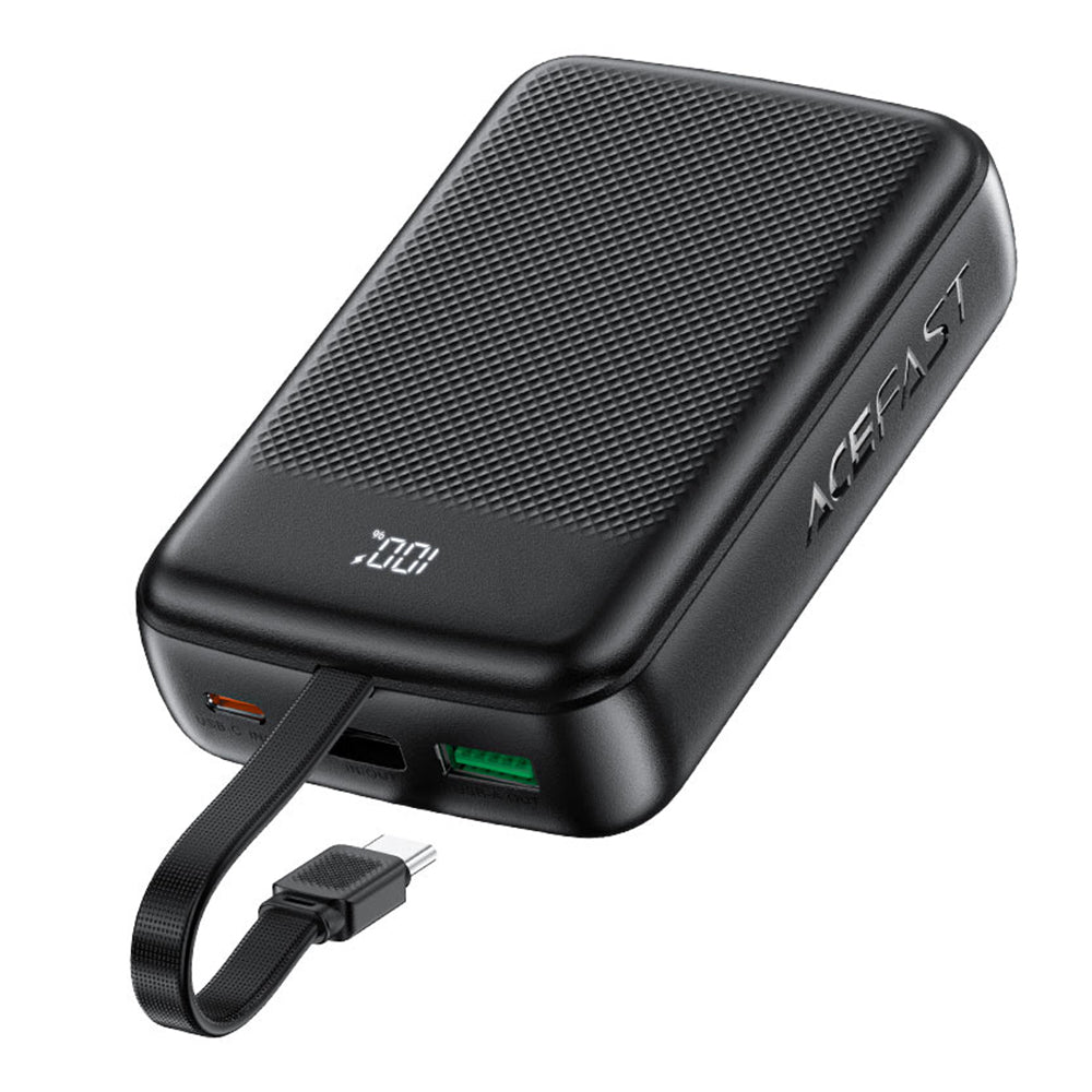 Baterie externa Acefast M14-20000, 20000mAh, USB-C, PD22.5W, Negru