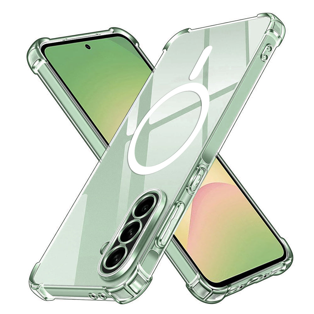 TechSuit Husa de protectie Techsuit Shockproof Clear Silicone MagSafe compatibil cu Samsung Galaxy A56 5G, Transparent