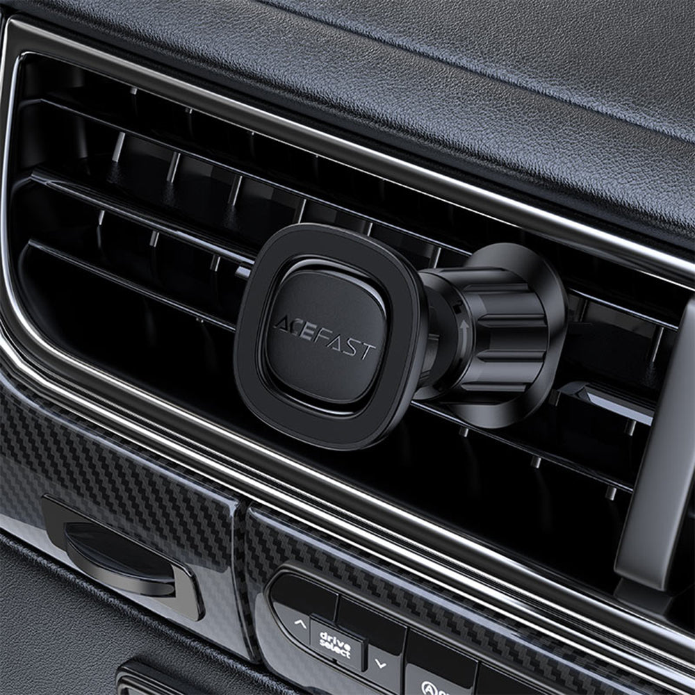 Acefast- Car Holder (D50) - Magnetic Grip, for Air Vent, Secure Fit, Non-slip Pad, Matte Surface, for 4.7-6.9" Phone - B
