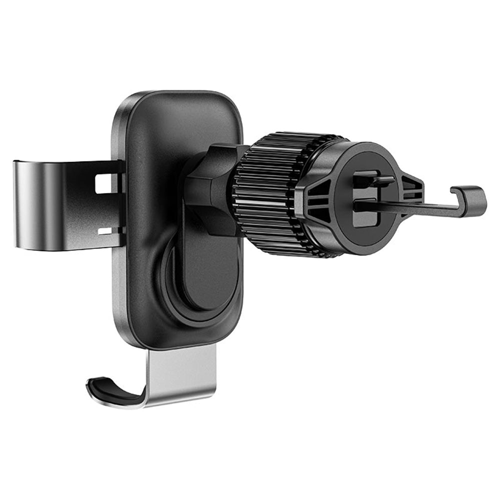 Acefast - Gravity Car Holder (D38) - for Air Vent, Stable Gravity Grip, Adjustable, Non-Slip, Universal - Metal Gray