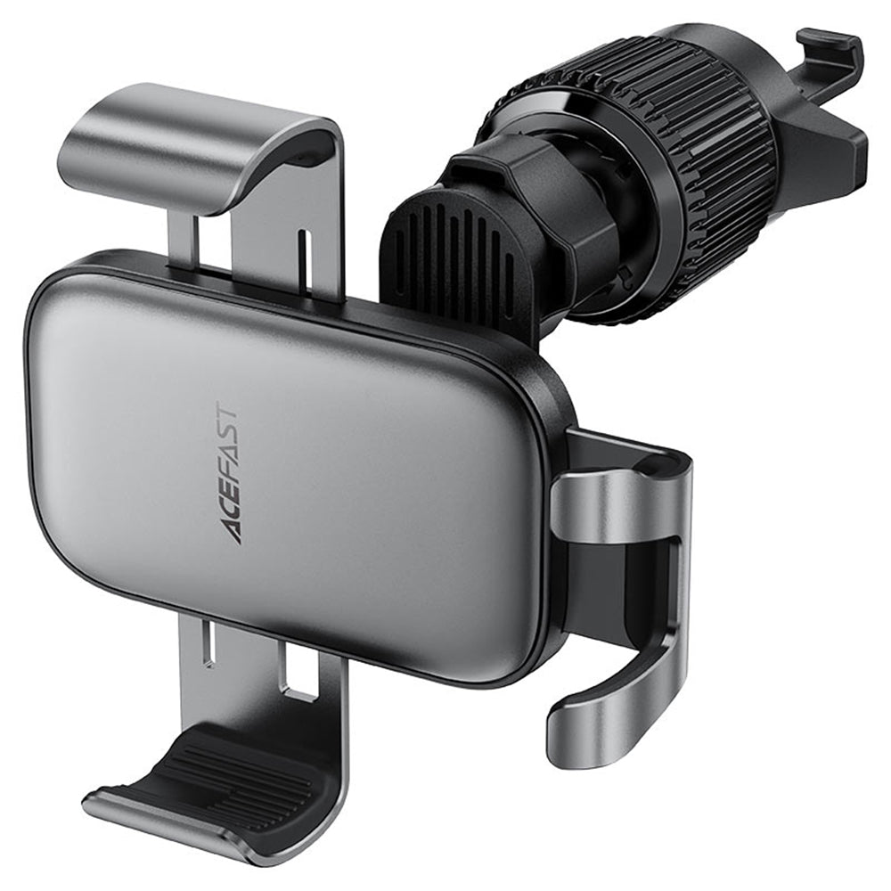 Acefast - Gravity Car Holder (D38) - for Air Vent, Stable Gravity Grip, Adjustable, Non-Slip, Universal - Metal Gray