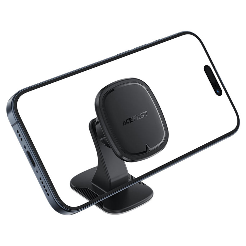 Acefast - Car Holder (D35) - for Dashboard, Strong Magnetic Grip, Secure Adhesive, Non-Slip, Universal - Black