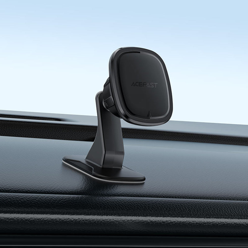 Acefast - Car Holder (D35) - for Dashboard, Strong Magnetic Grip, Secure Adhesive, Non-Slip, Universal - Black