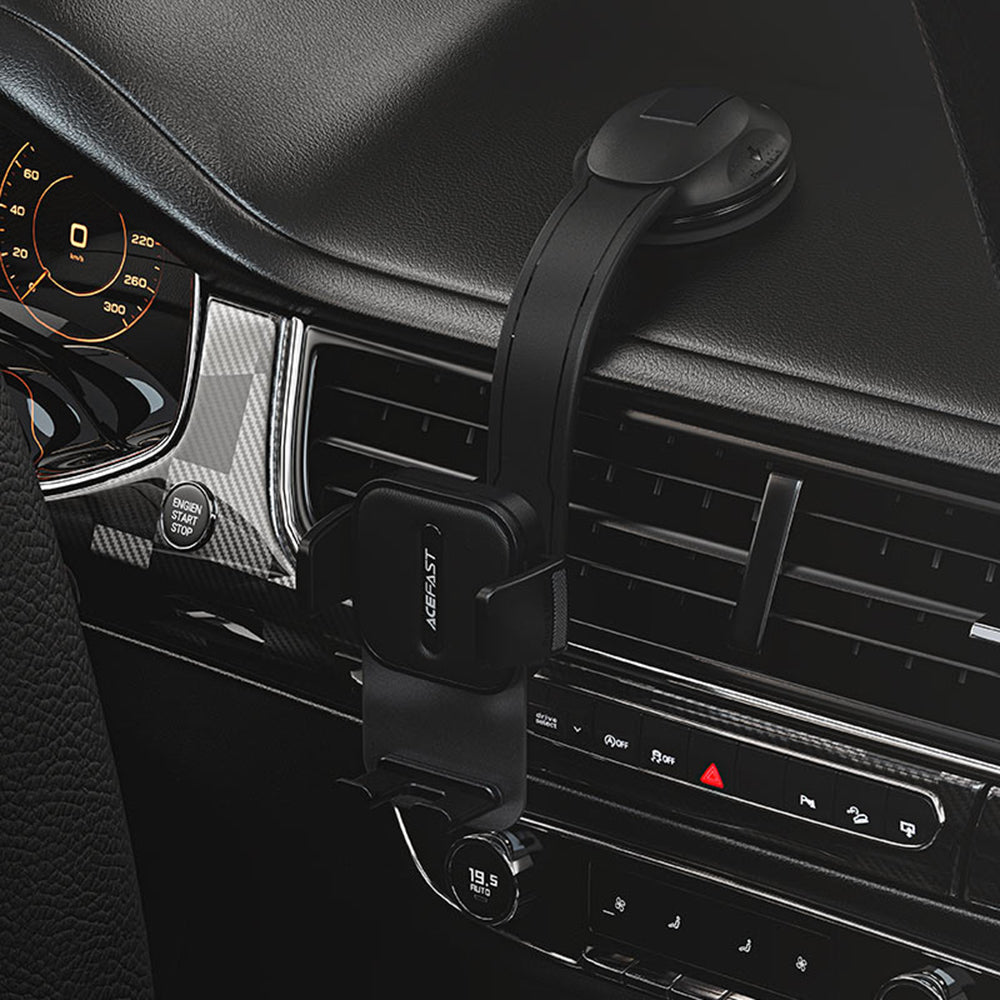 Acefast - Car Holder (D26) - for Dashboard, 360° Rotation, Multi-Angle Adjustment, Secure Fit, for 4.5 - 6.7" Phones - B