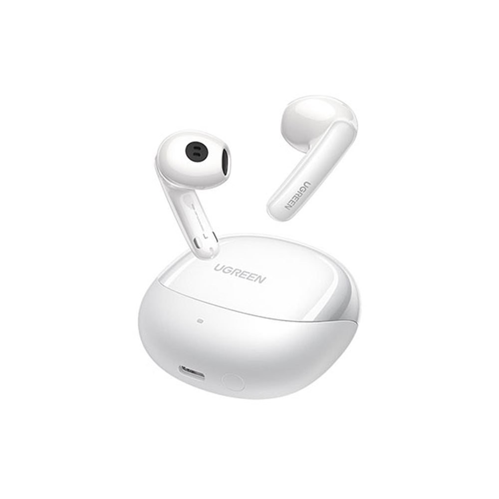 Ugreen - Wireless Earbuds HiTune H6 Pro WS203 (35873) - Bluetooth 5.3, Adaptive ANC, Spatial Sound, Hi-Res, IPX5 - White